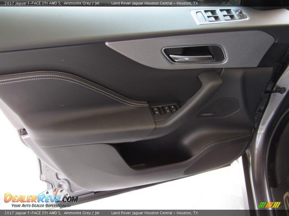 2017 Jaguar F-PACE 35t AWD S Ammonite Grey / Jet Photo #18