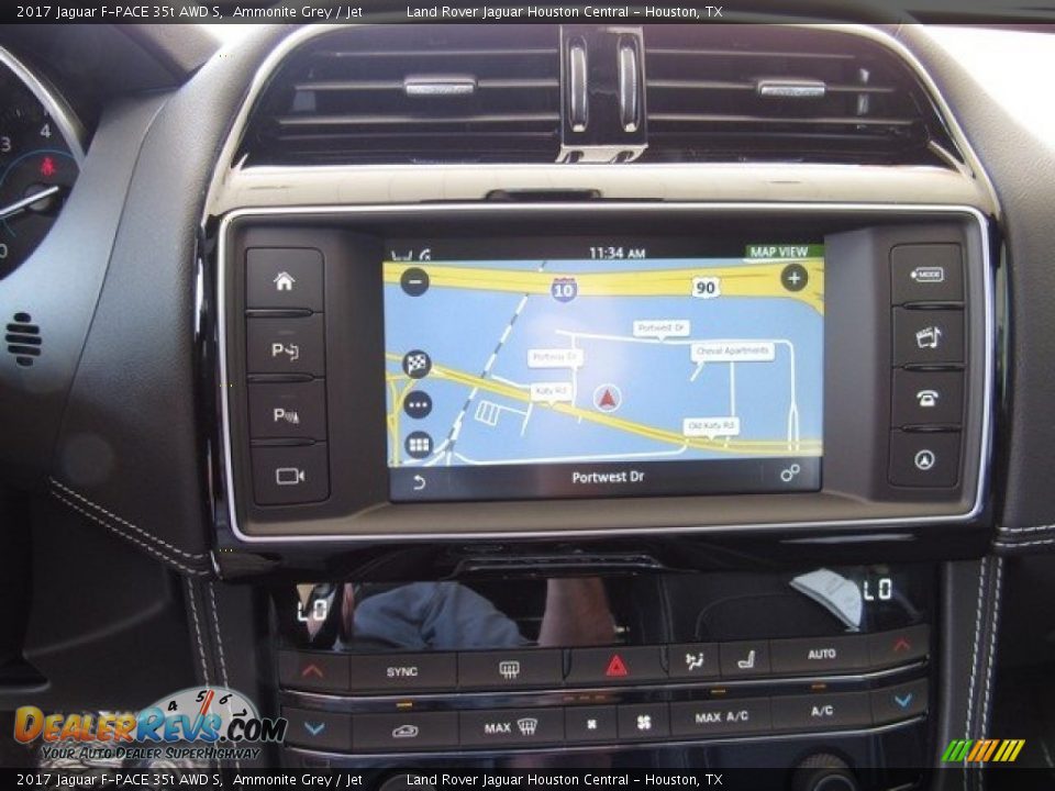 2017 Jaguar F-PACE 35t AWD S Ammonite Grey / Jet Photo #20