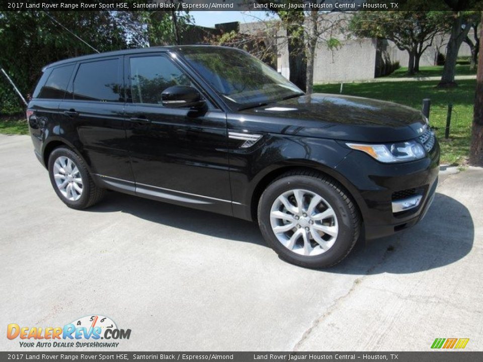 2017 Land Rover Range Rover Sport HSE Santorini Black / Espresso/Almond Photo #1