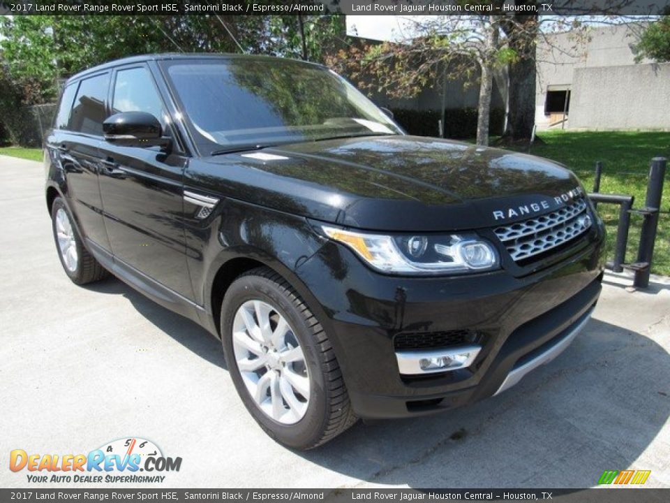 2017 Land Rover Range Rover Sport HSE Santorini Black / Espresso/Almond Photo #2