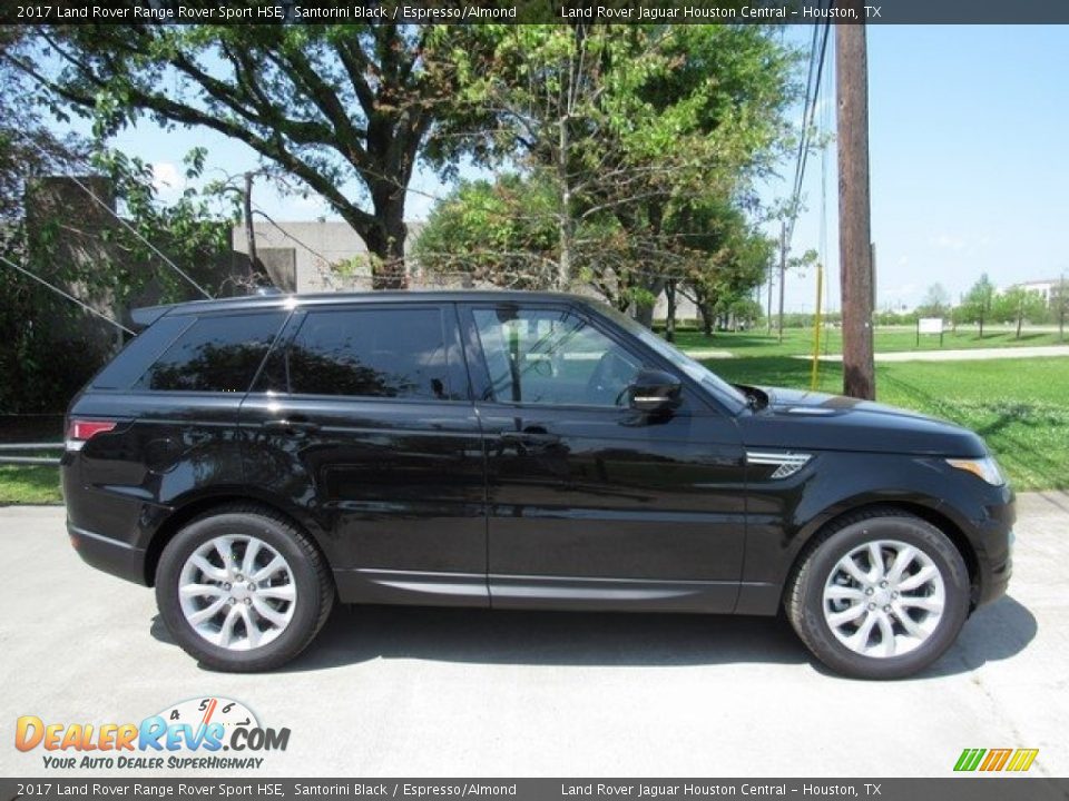 2017 Land Rover Range Rover Sport HSE Santorini Black / Espresso/Almond Photo #6