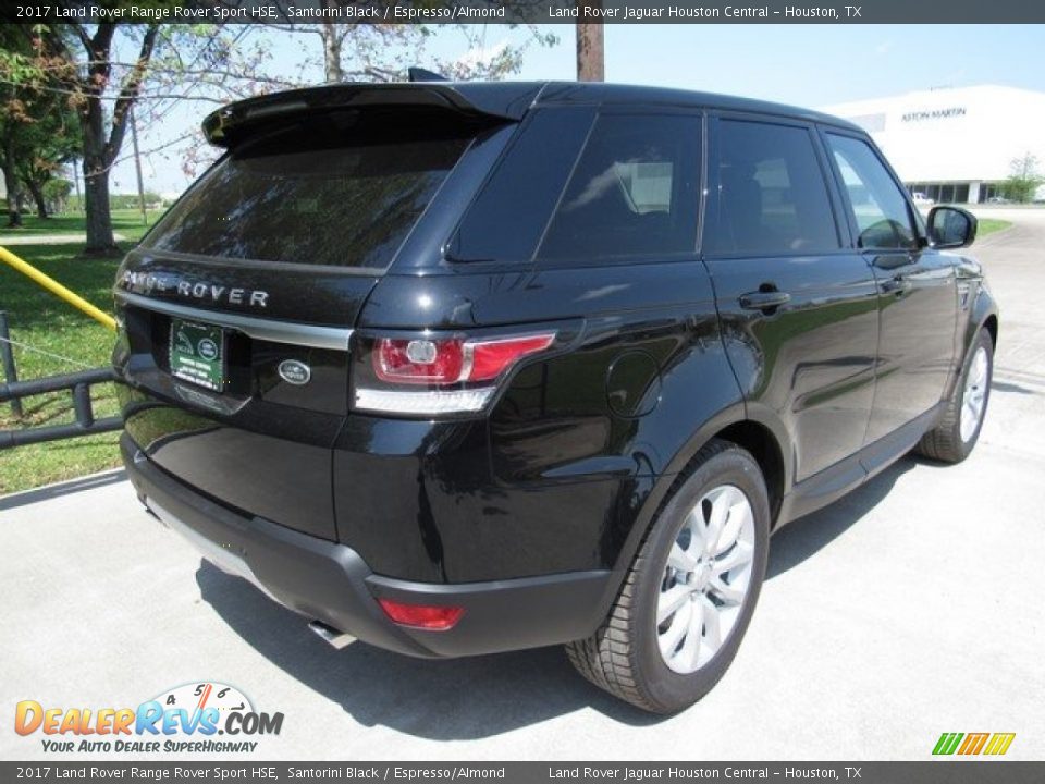 2017 Land Rover Range Rover Sport HSE Santorini Black / Espresso/Almond Photo #7