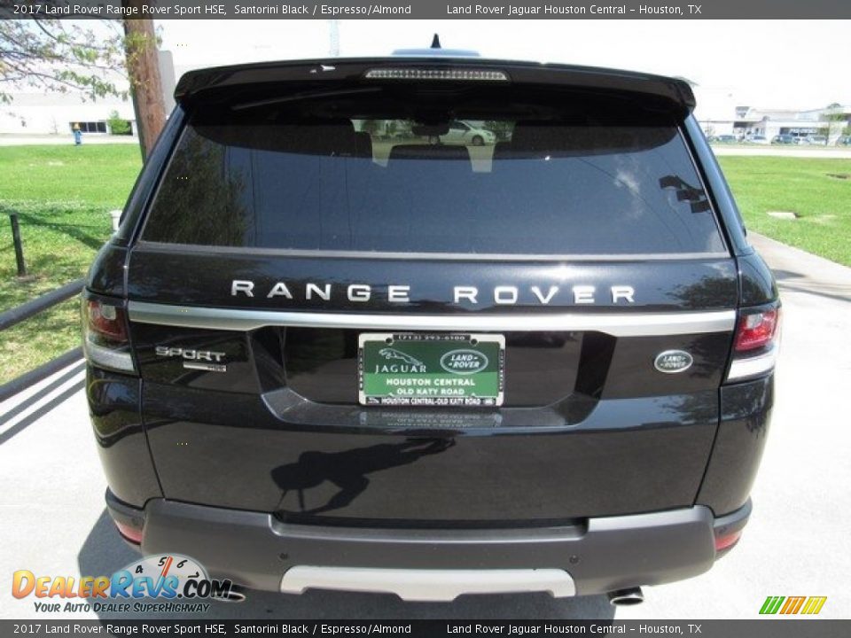 2017 Land Rover Range Rover Sport HSE Santorini Black / Espresso/Almond Photo #8
