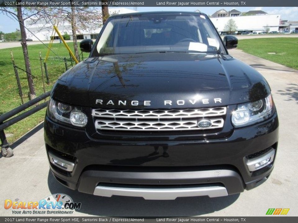 2017 Land Rover Range Rover Sport HSE Santorini Black / Espresso/Almond Photo #9