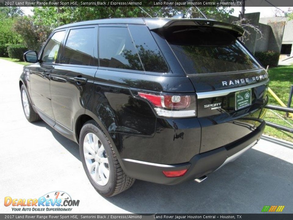2017 Land Rover Range Rover Sport HSE Santorini Black / Espresso/Almond Photo #12