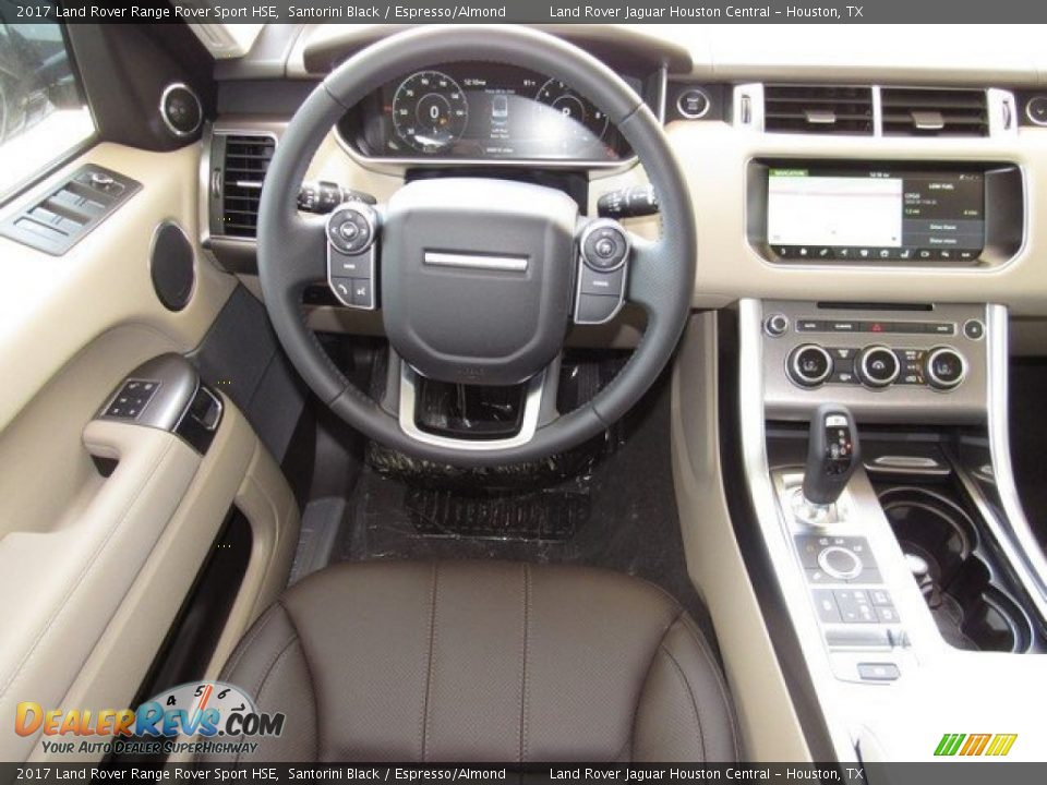 2017 Land Rover Range Rover Sport HSE Santorini Black / Espresso/Almond Photo #13