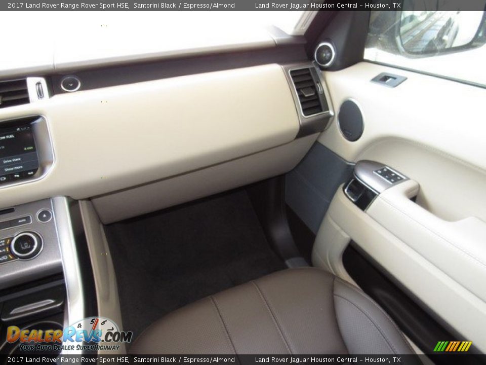 2017 Land Rover Range Rover Sport HSE Santorini Black / Espresso/Almond Photo #14