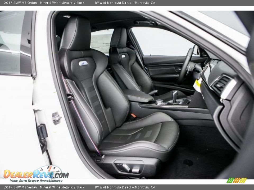 Black Interior - 2017 BMW M3 Sedan Photo #2