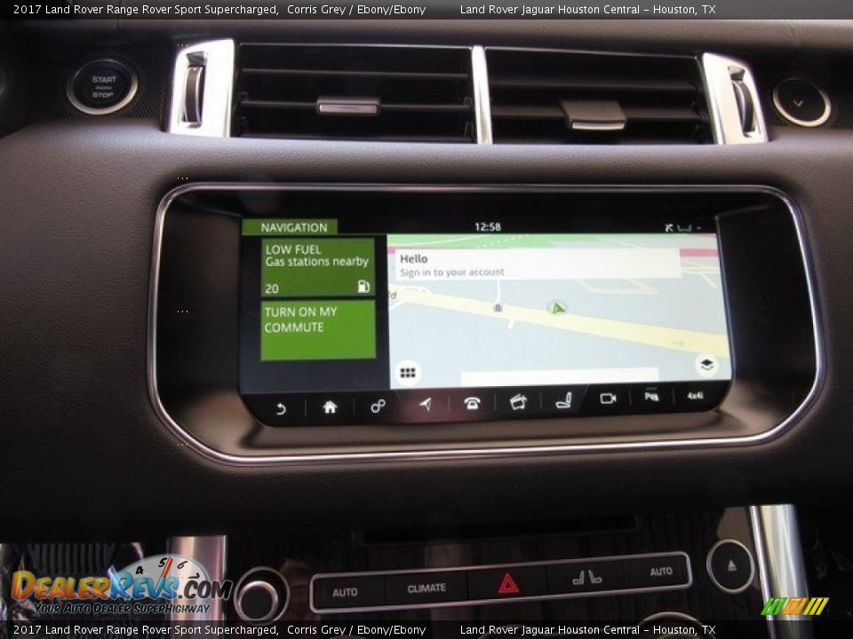 Navigation of 2017 Land Rover Range Rover Sport Supercharged Photo #20