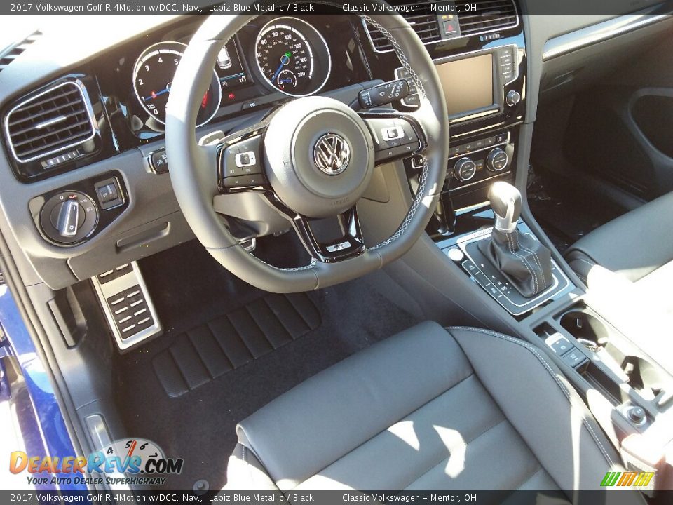 2017 Volkswagen Golf R 4Motion w/DCC. Nav. Lapiz Blue Metallic / Black Photo #5