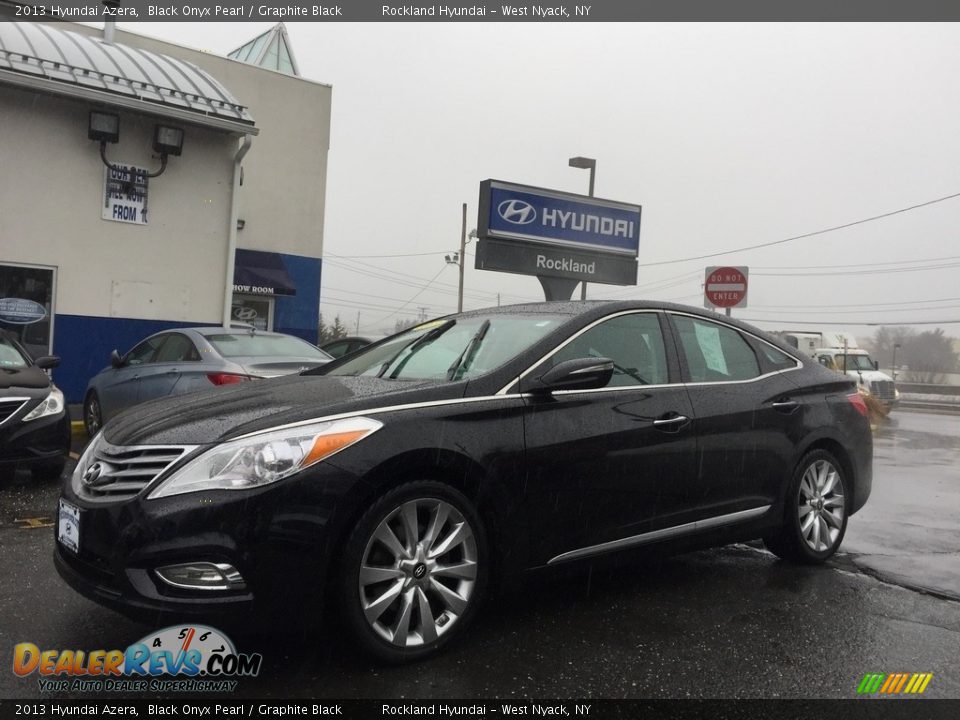 2013 Hyundai Azera Black Onyx Pearl / Graphite Black Photo #1