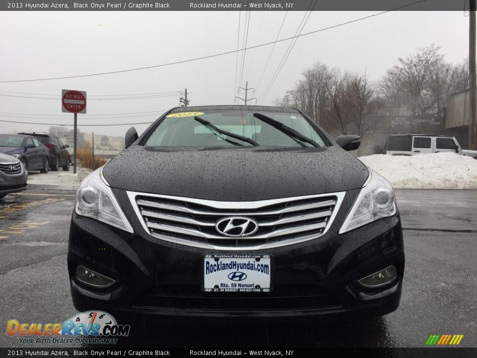 2013 Hyundai Azera Black Onyx Pearl / Graphite Black Photo #2