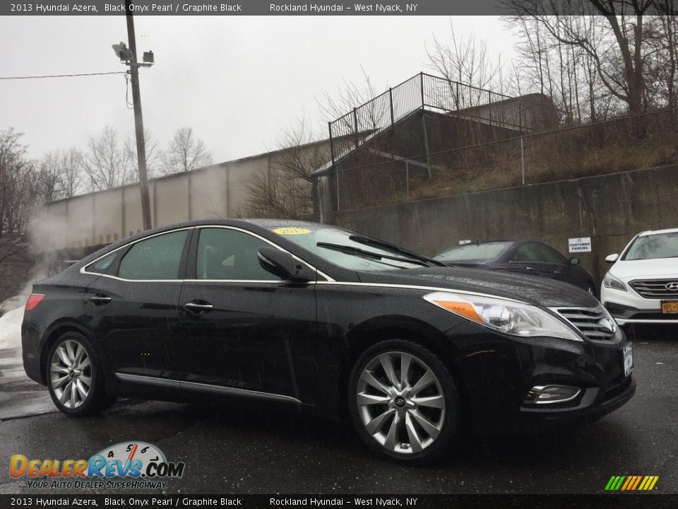 2013 Hyundai Azera Black Onyx Pearl / Graphite Black Photo #3