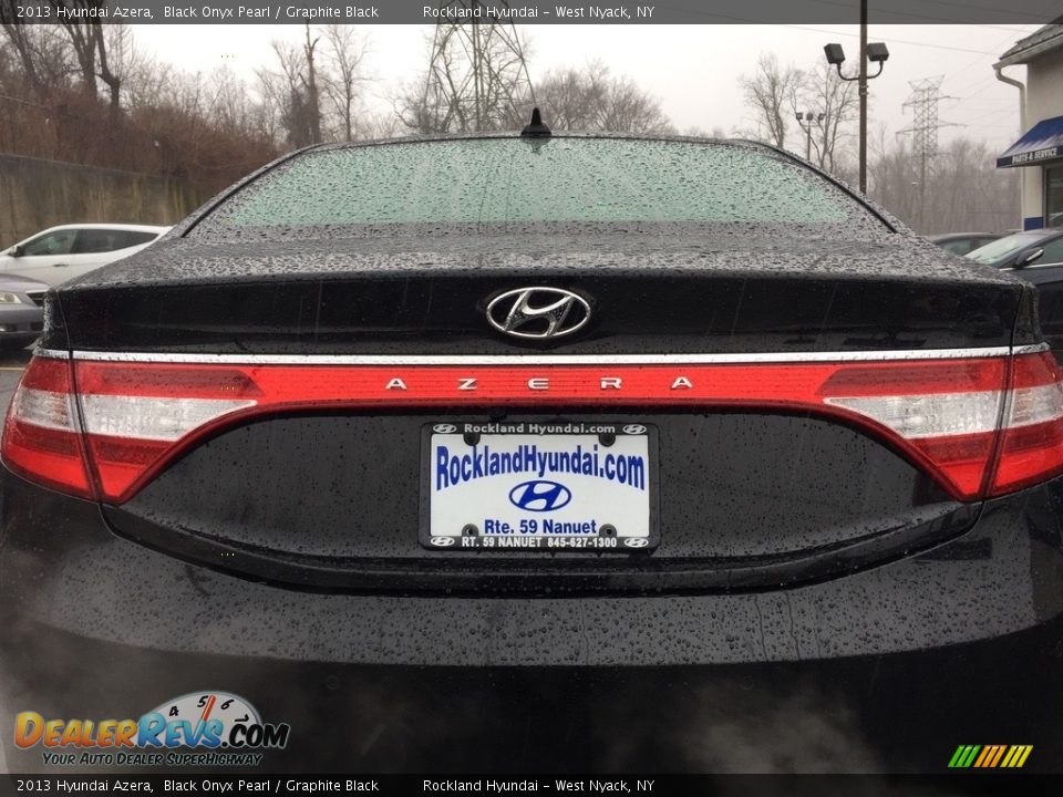 2013 Hyundai Azera Black Onyx Pearl / Graphite Black Photo #5