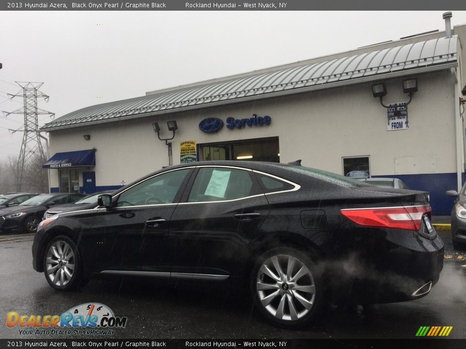 2013 Hyundai Azera Black Onyx Pearl / Graphite Black Photo #6