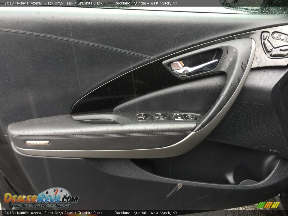 2013 Hyundai Azera Black Onyx Pearl / Graphite Black Photo #7