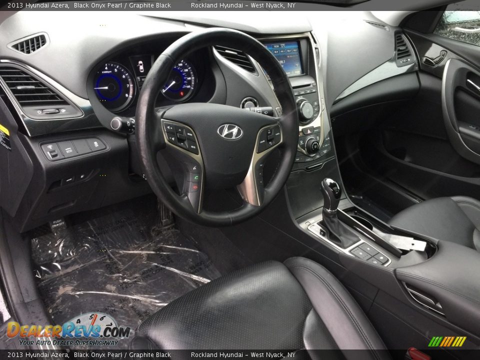 2013 Hyundai Azera Black Onyx Pearl / Graphite Black Photo #9