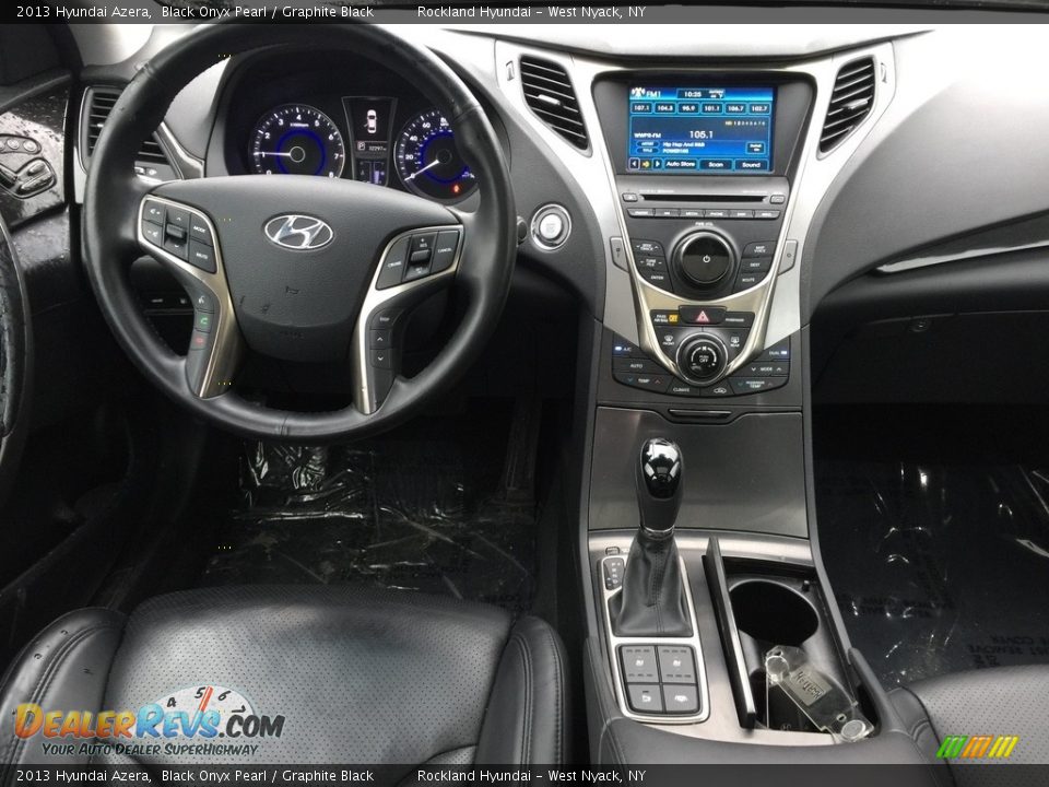 2013 Hyundai Azera Black Onyx Pearl / Graphite Black Photo #14