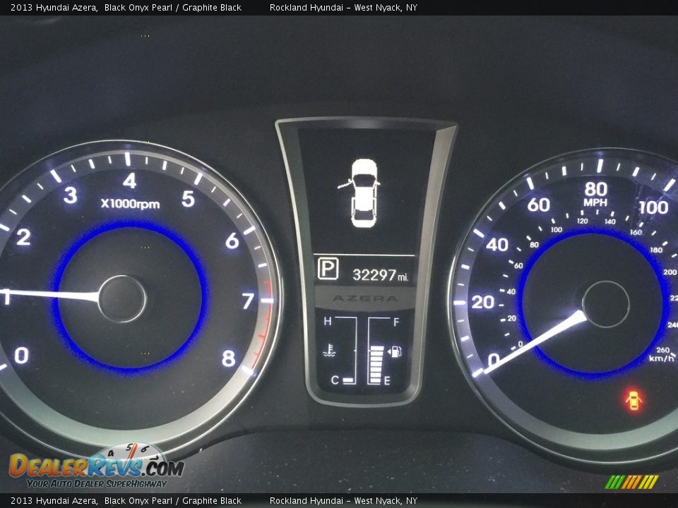 2013 Hyundai Azera Black Onyx Pearl / Graphite Black Photo #20