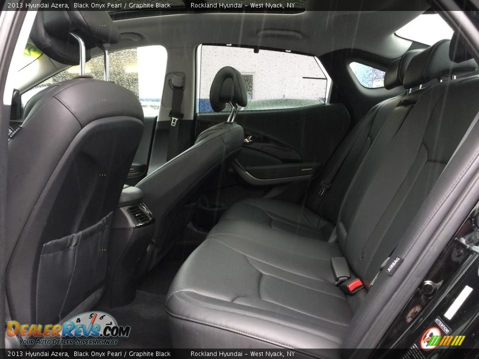 2013 Hyundai Azera Black Onyx Pearl / Graphite Black Photo #21