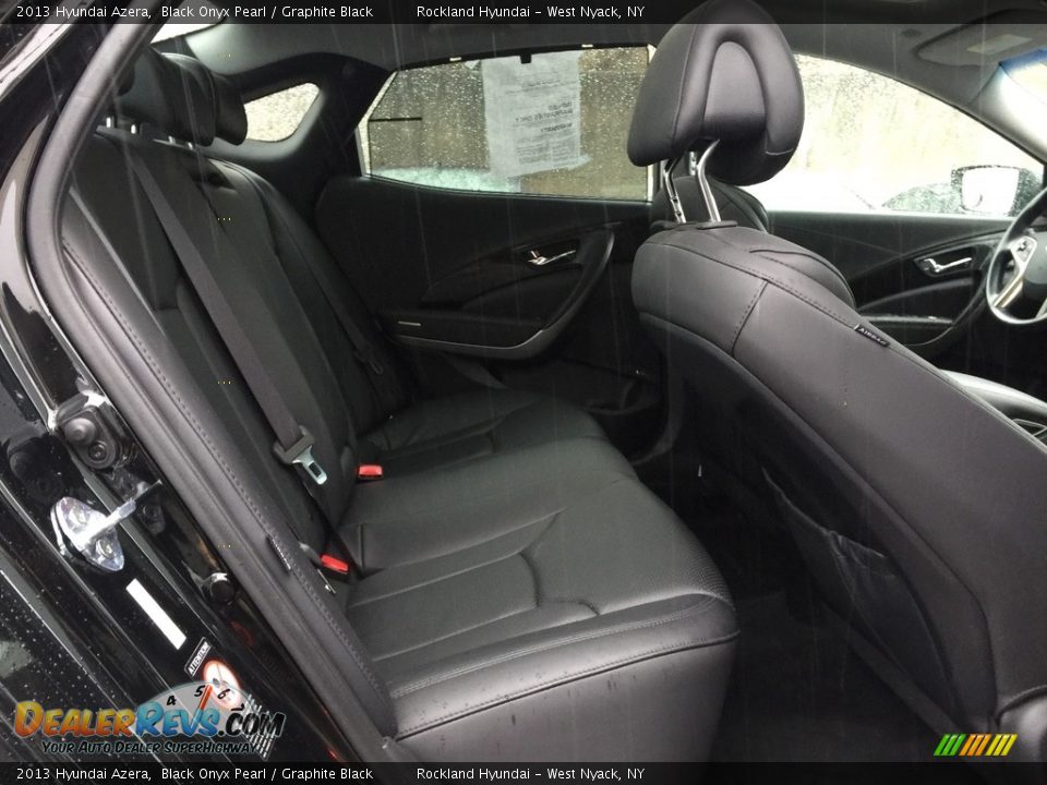 2013 Hyundai Azera Black Onyx Pearl / Graphite Black Photo #24