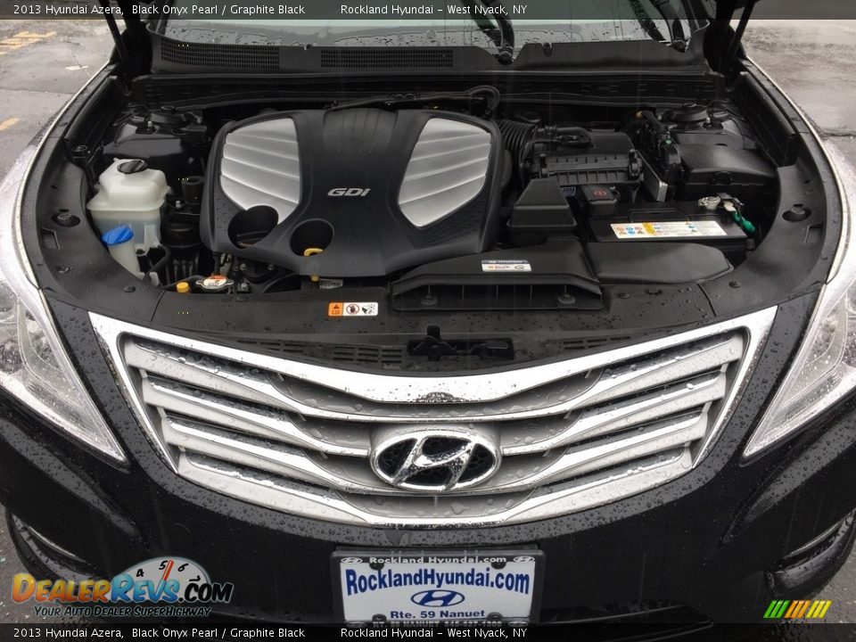 2013 Hyundai Azera Black Onyx Pearl / Graphite Black Photo #30