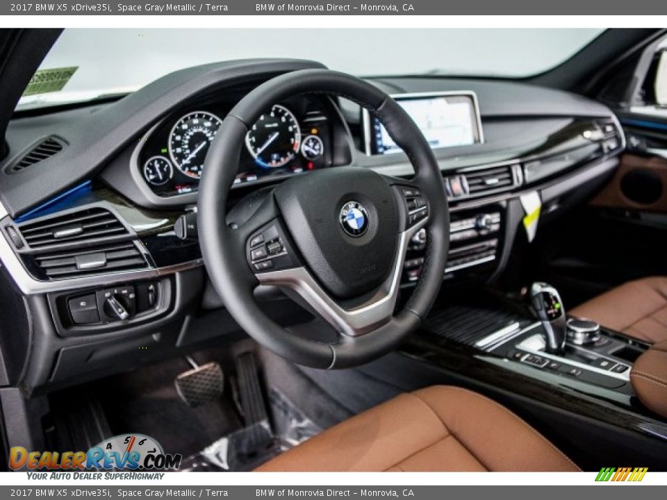 2017 BMW X5 xDrive35i Space Gray Metallic / Terra Photo #6