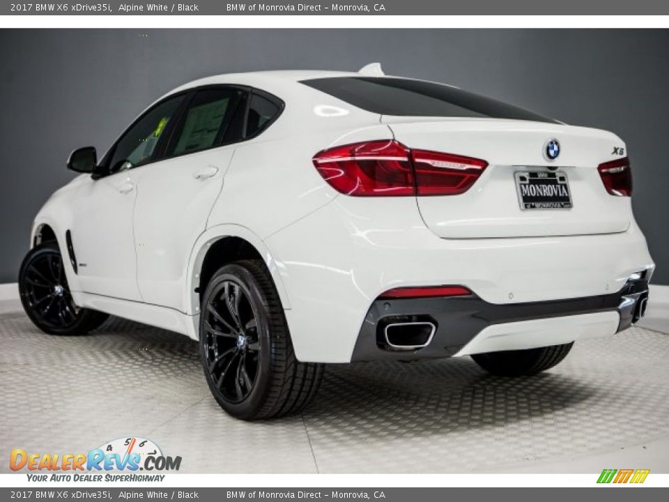 2017 BMW X6 xDrive35i Alpine White / Black Photo #3