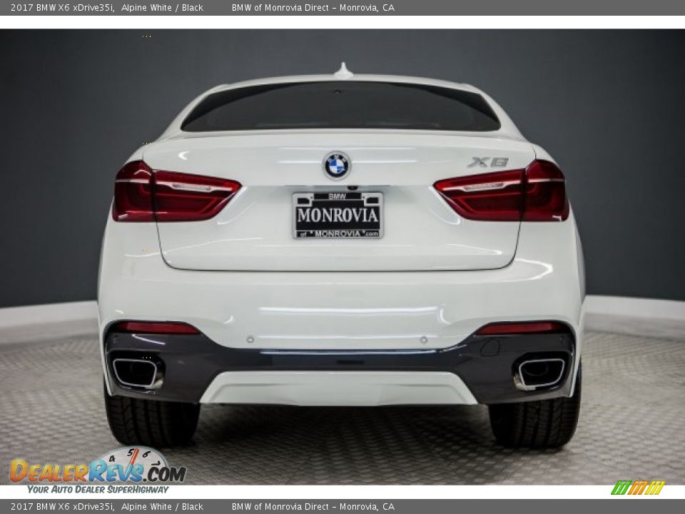 2017 BMW X6 xDrive35i Alpine White / Black Photo #4