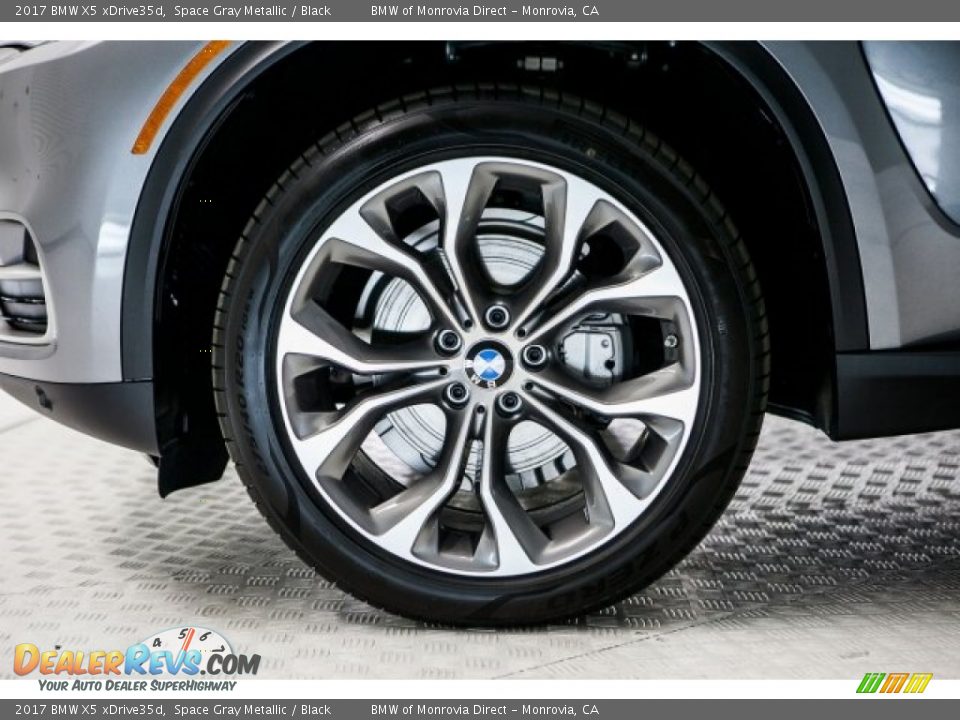 2017 BMW X5 xDrive35d Space Gray Metallic / Black Photo #9