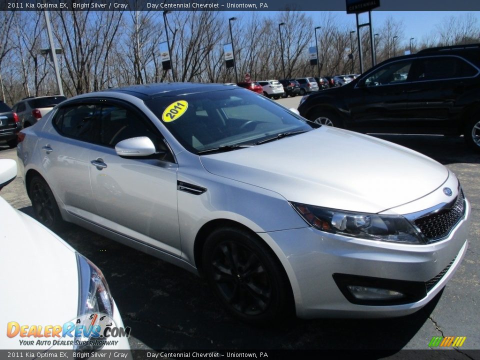 2011 Kia Optima EX Bright Silver / Gray Photo #3