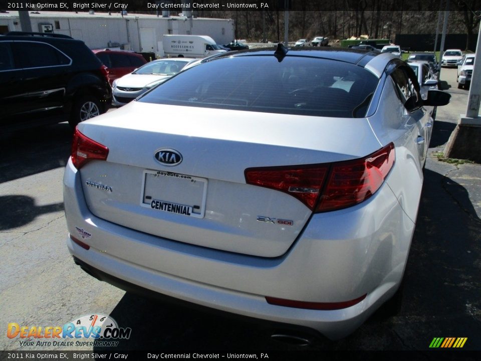 2011 Kia Optima EX Bright Silver / Gray Photo #4