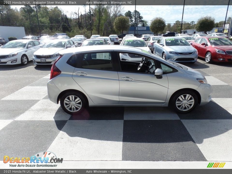 2015 Honda Fit LX Alabaster Silver Metallic / Black Photo #3