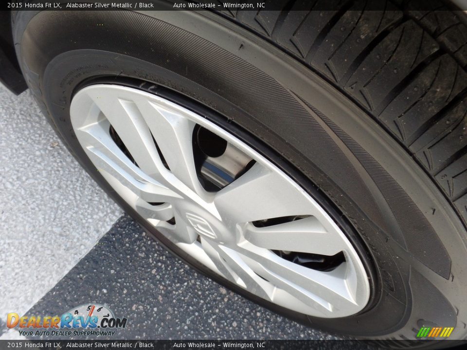 2015 Honda Fit LX Alabaster Silver Metallic / Black Photo #8