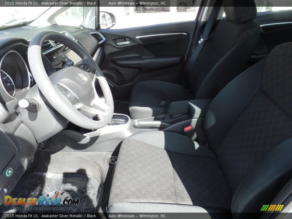 2015 Honda Fit LX Alabaster Silver Metallic / Black Photo #11