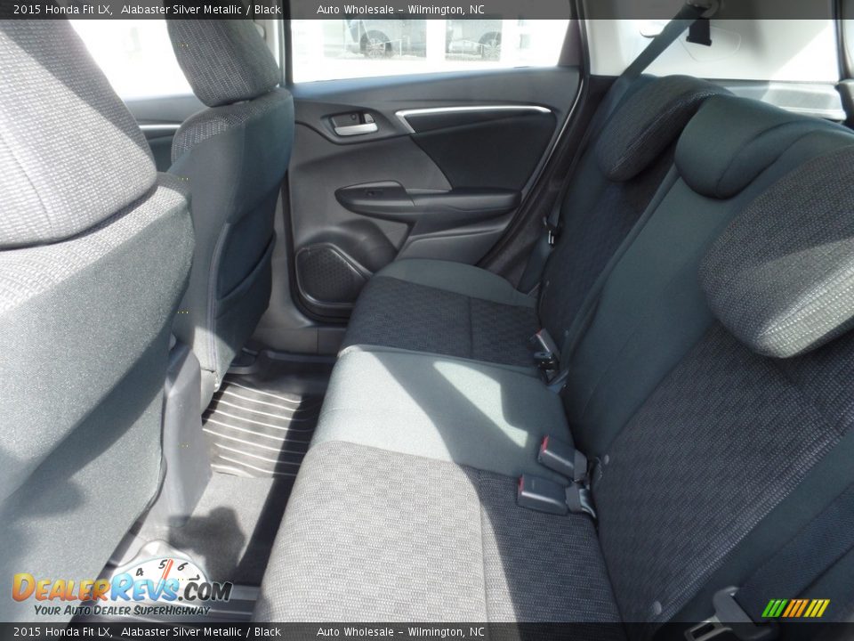 2015 Honda Fit LX Alabaster Silver Metallic / Black Photo #12