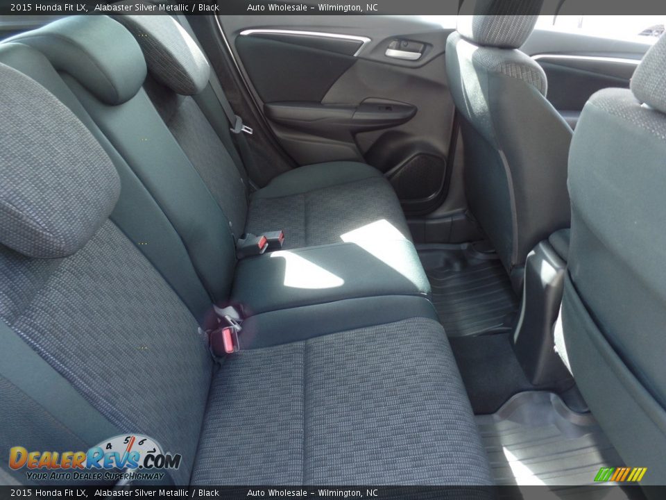 2015 Honda Fit LX Alabaster Silver Metallic / Black Photo #14