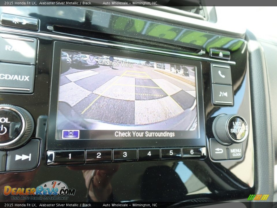 2015 Honda Fit LX Alabaster Silver Metallic / Black Photo #18