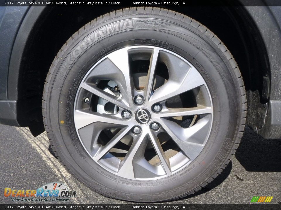 2017 Toyota RAV4 XLE AWD Hybrid Magnetic Gray Metallic / Black Photo #5