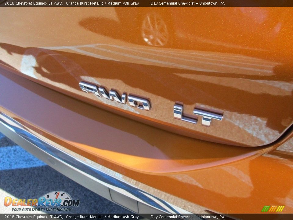 2018 Chevrolet Equinox LT AWD Orange Burst Metallic / Medium Ash Gray Photo #7