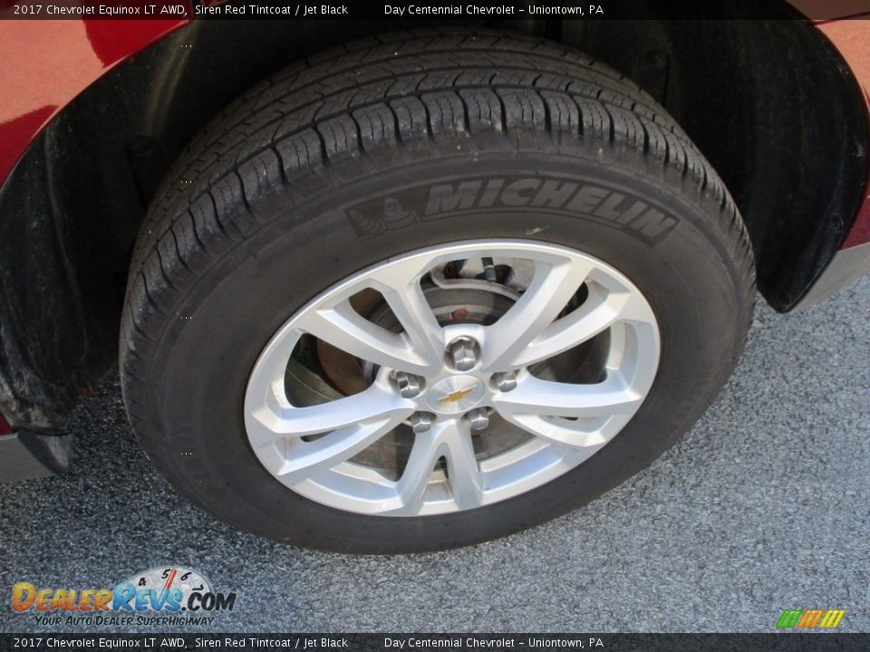 2017 Chevrolet Equinox LT AWD Siren Red Tintcoat / Jet Black Photo #3