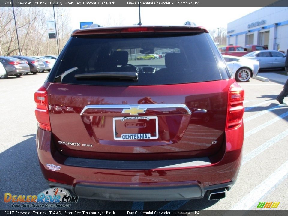 2017 Chevrolet Equinox LT AWD Siren Red Tintcoat / Jet Black Photo #5