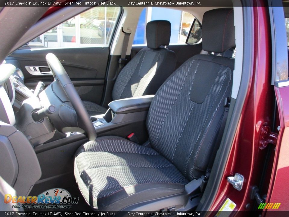 2017 Chevrolet Equinox LT AWD Siren Red Tintcoat / Jet Black Photo #12