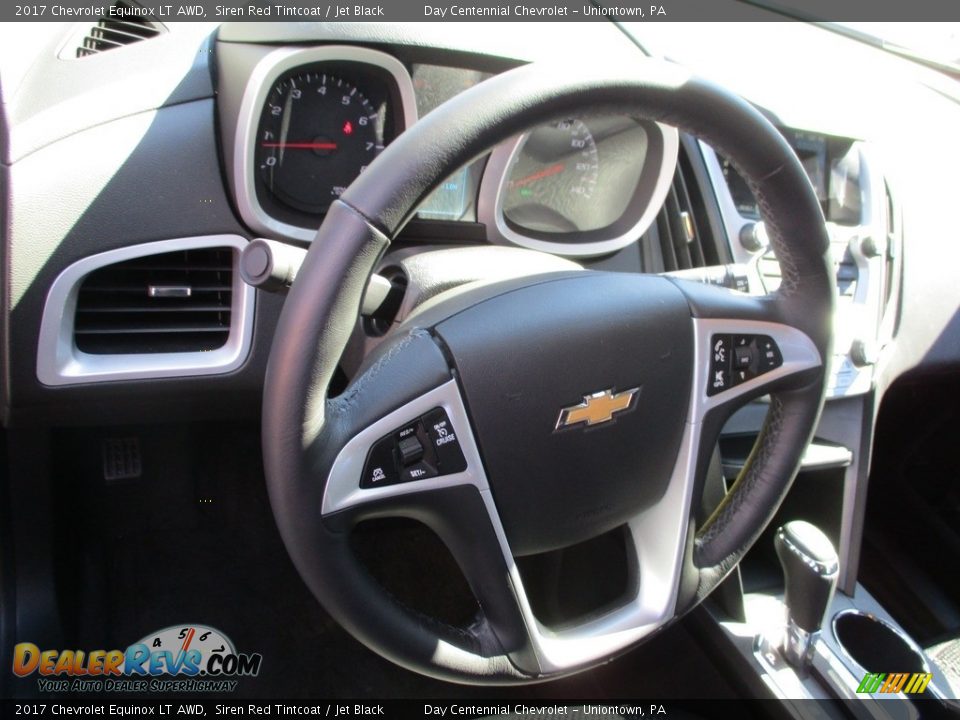 2017 Chevrolet Equinox LT AWD Siren Red Tintcoat / Jet Black Photo #14