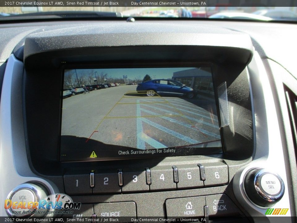 2017 Chevrolet Equinox LT AWD Siren Red Tintcoat / Jet Black Photo #17