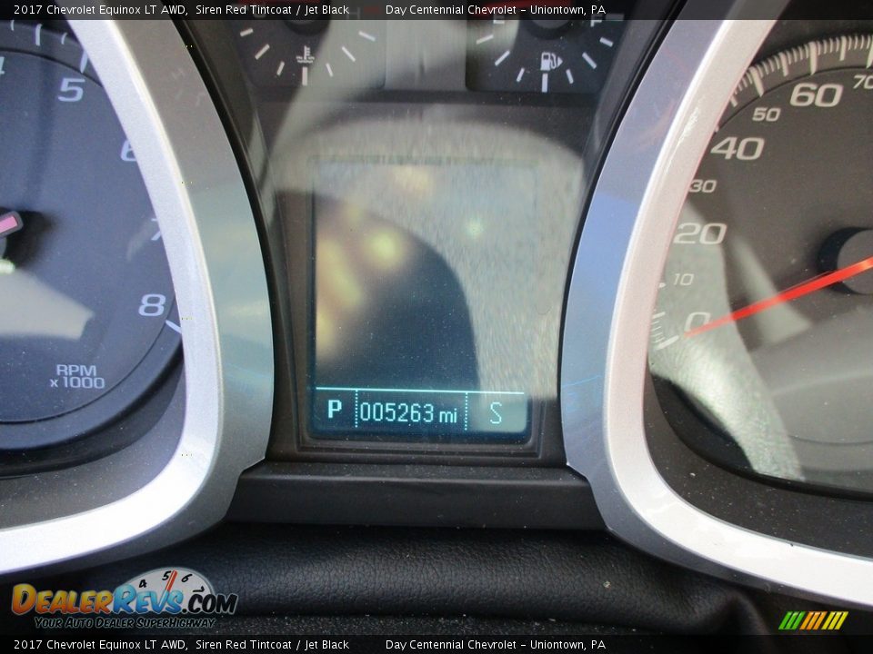 2017 Chevrolet Equinox LT AWD Siren Red Tintcoat / Jet Black Photo #20