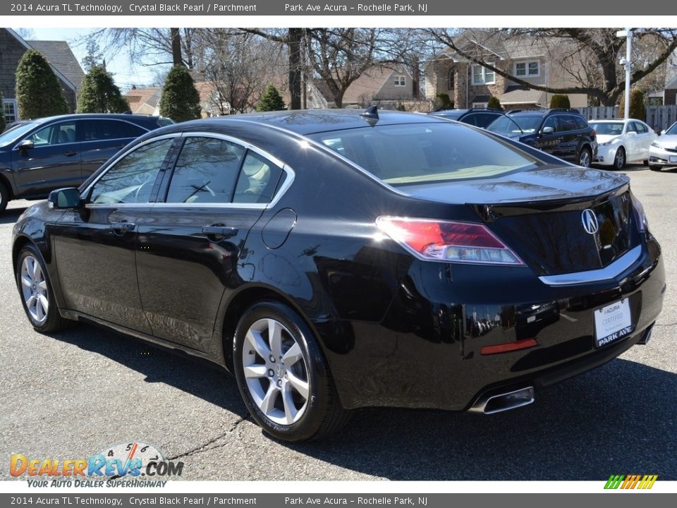2014 Acura TL Technology Crystal Black Pearl / Parchment Photo #5