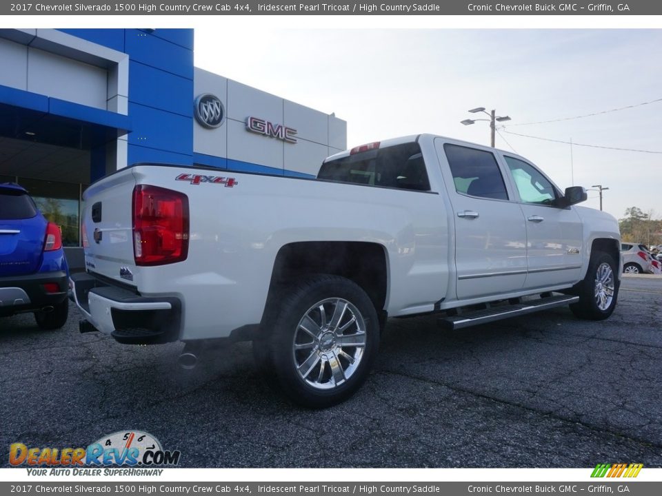 2017 Chevrolet Silverado 1500 High Country Crew Cab 4x4 Iridescent Pearl Tricoat / High Country Saddle Photo #6