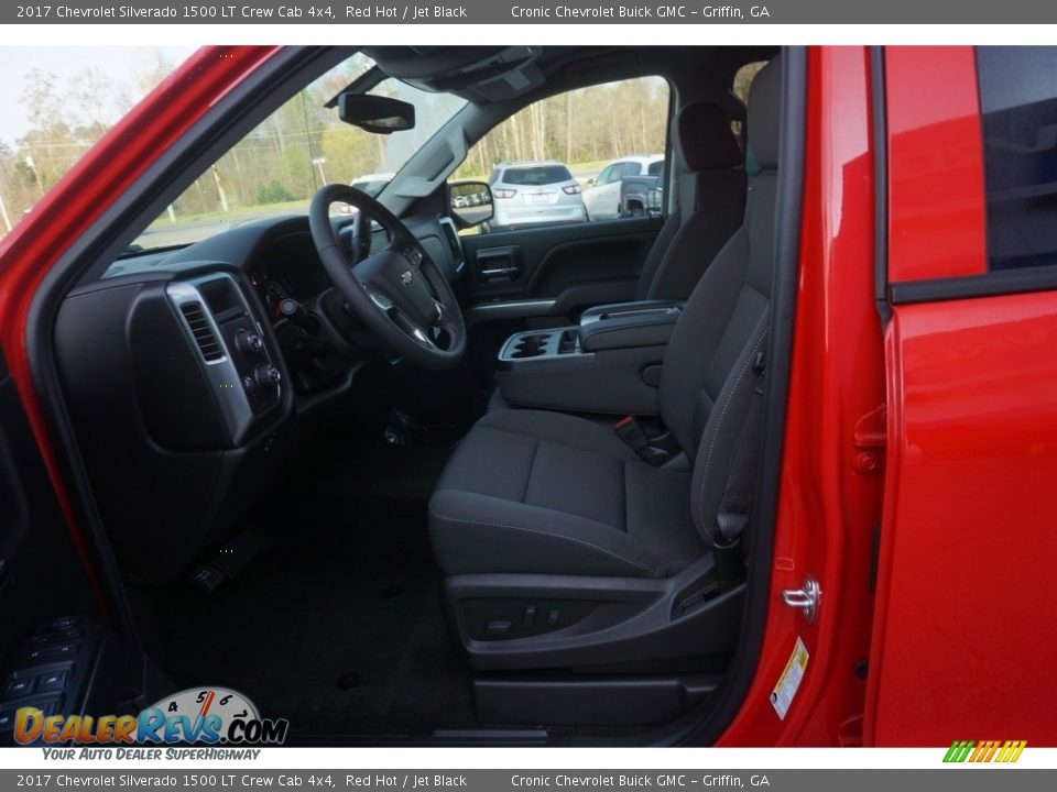 2017 Chevrolet Silverado 1500 LT Crew Cab 4x4 Red Hot / Jet Black Photo #9