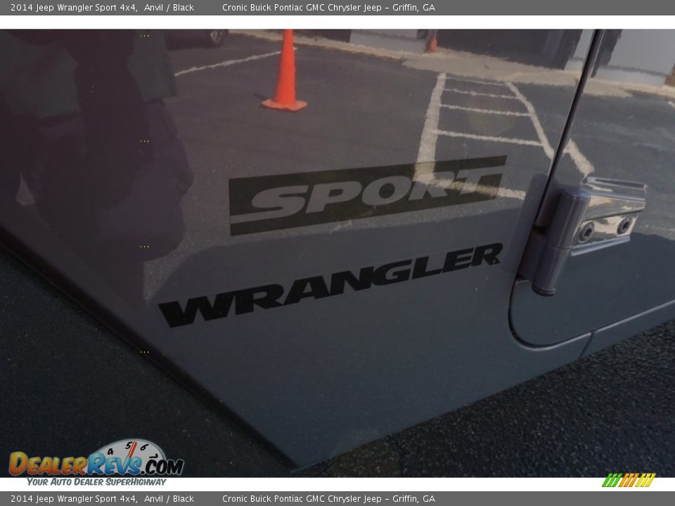 2014 Jeep Wrangler Sport 4x4 Anvil / Black Photo #14